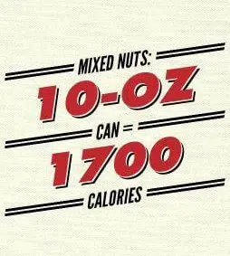 Keep nut portions small for a healthy weight
