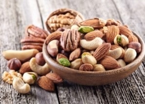 Nuts supply magnesium and heart-healthy fats