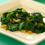 Green leafy vegetables like spinach are high in magnesium and other nutrients.