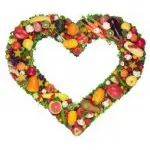 plenty of vegetables and fruits is part of heart-heathy eating