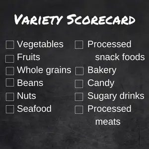 variety of foods can help or hurt