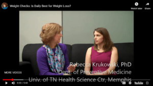 are weight checks best daily or less often for health and weight management