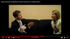 research on potential benefits of physical activity after cancer diagnosis