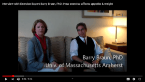 Effects of exercise on appetite and weight management