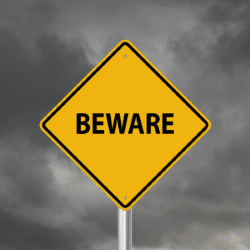 traffic sign saying Beware - similar to how metabolic syndrome can warn of health risks that may lie ahead