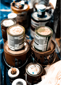 Piles of paint cans and the frustrations of troubleshooting painting problems can be similar to challenges with diet that apparently doesn't work for hypertension